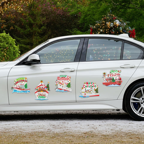 JAPBOR porthole style magnet for reusable holiday display