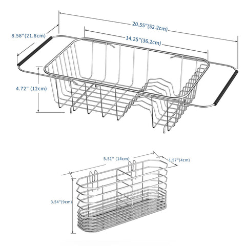 JAQ dish slots hold seven dishes vertically for efficient drying.