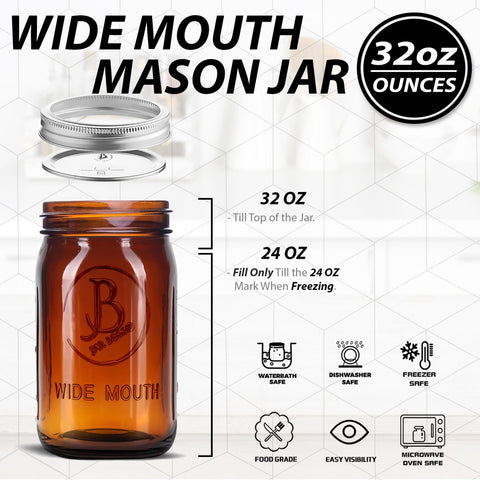 Jar Boss lids and bands showing airtight seal for fresh preserves.