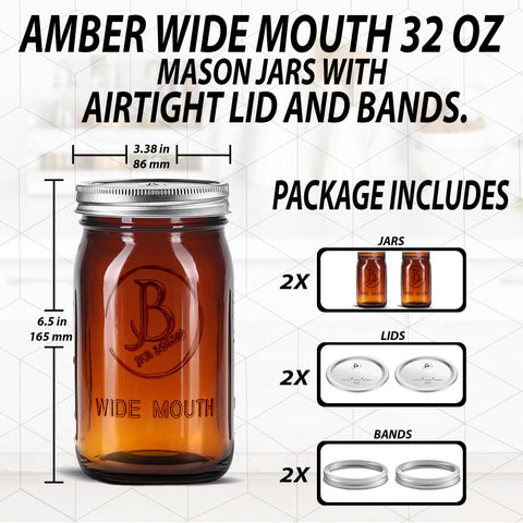 Jar Boss wide-mouth design allows easy filling and cleaning.