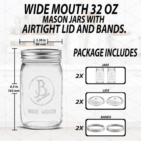 Wide mouth design eases filling and cleaning in Jar Boss jars