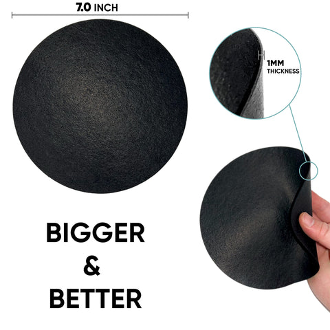 Close-up of the Jar Heads 7-inch grip pad showing thick, durable rubber for a strong grip.