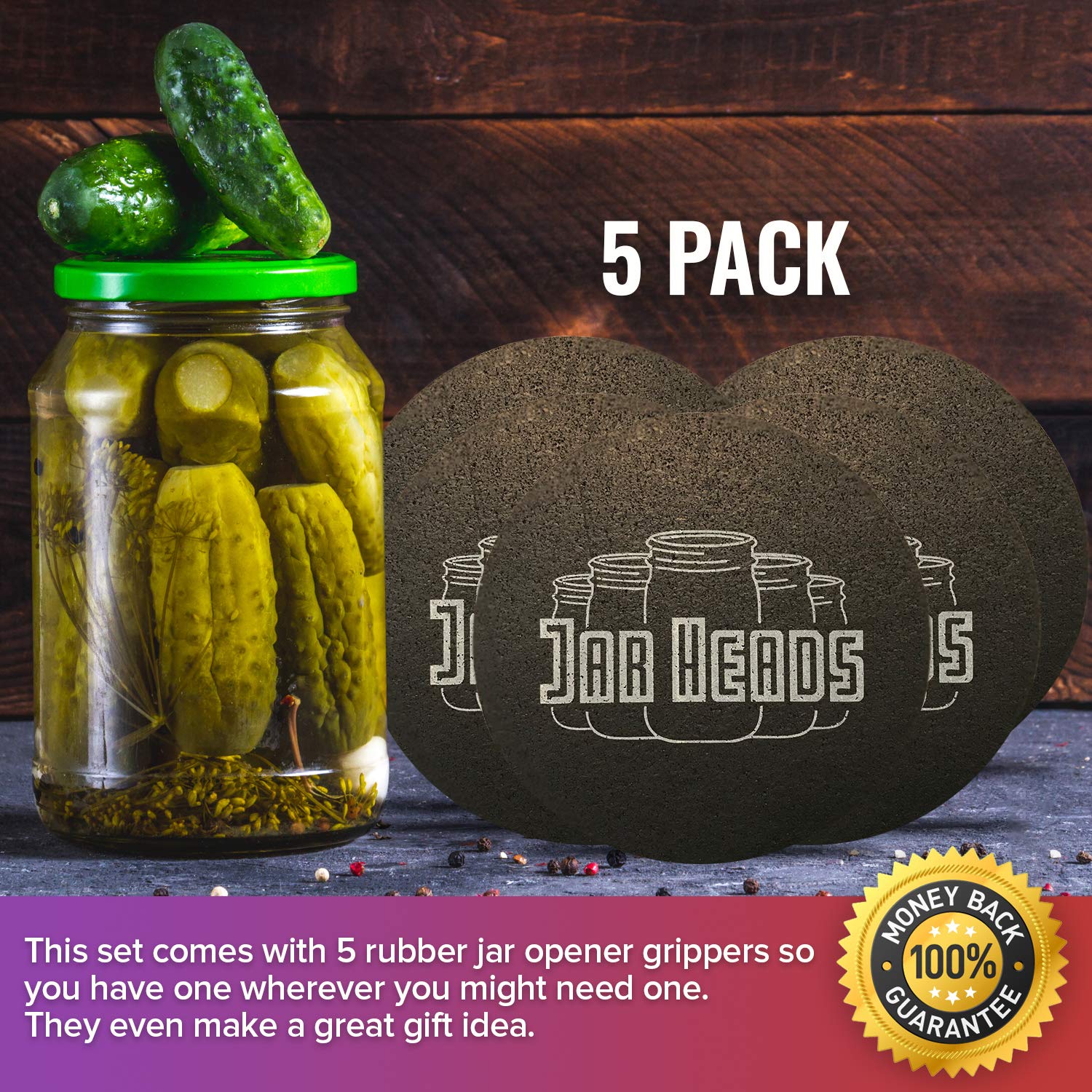 Jar Heads hand-wash recommended for longevity.