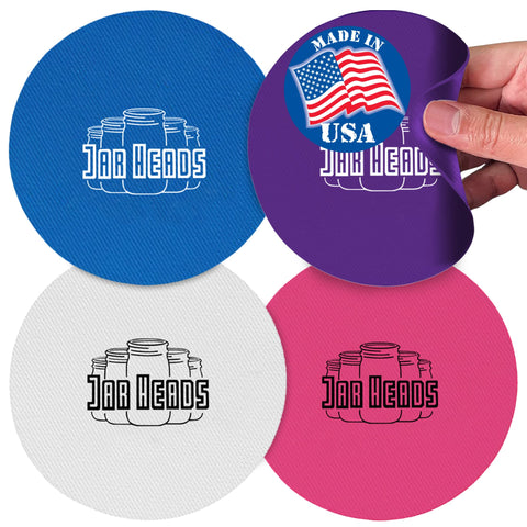 JAR HEADS 5-inch rubber opener pad for a strong grip on stubborn jars.