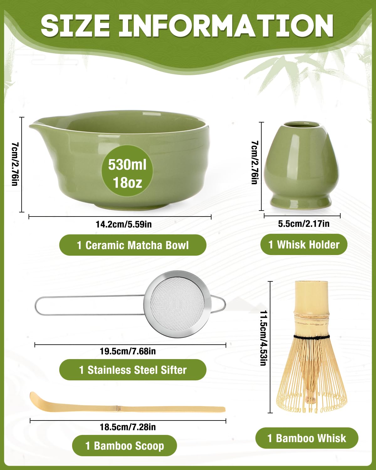 Jardin Tesoro bamboo chasen whisk for frothy matcha texture.