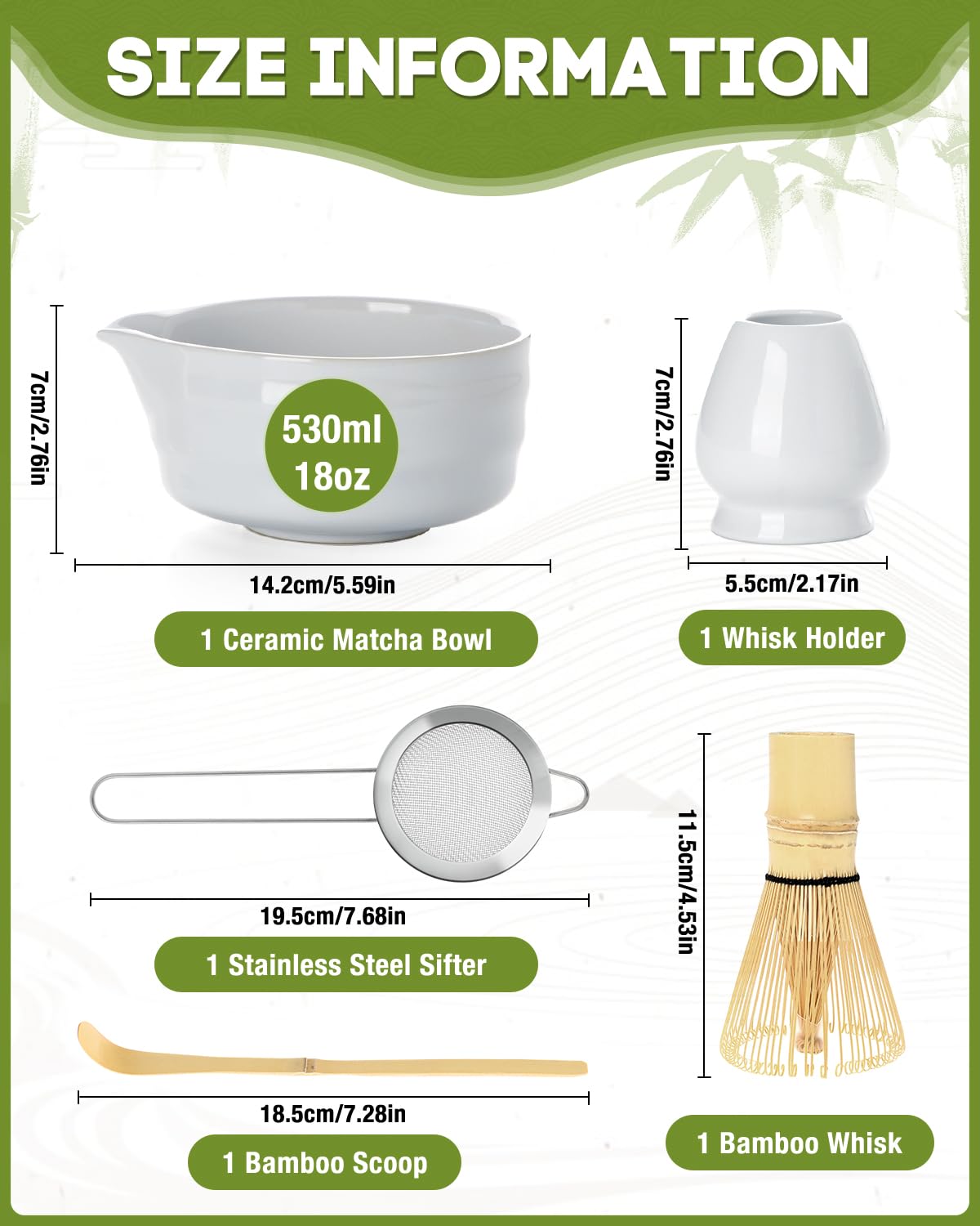 Jardin Tesoro bamboo matcha whisk 76-tines delivering rich froth