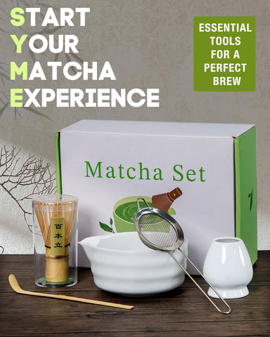Jardin Tesoro ceramic matcha bowl 510ml with pristine glaze