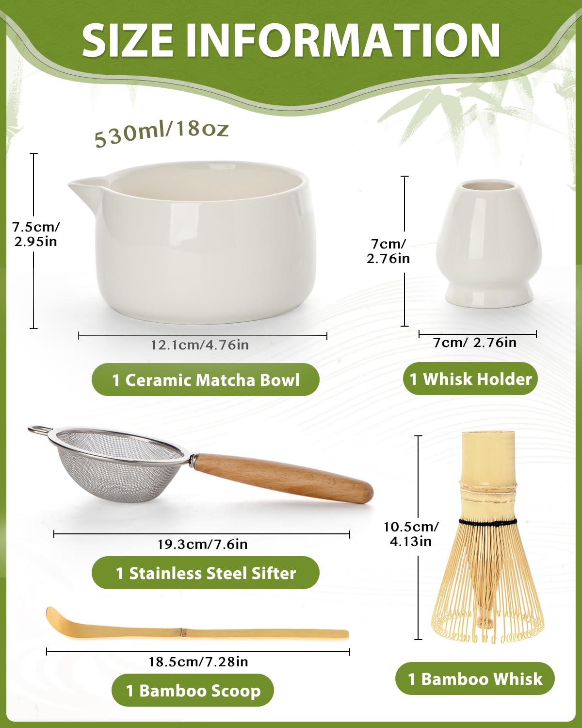 Jardin Tesoro ceramic matcha bowl interior glaze for easy cleaning