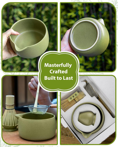Jardin Tesoro ceramic whisk holder keeps tools organized on display