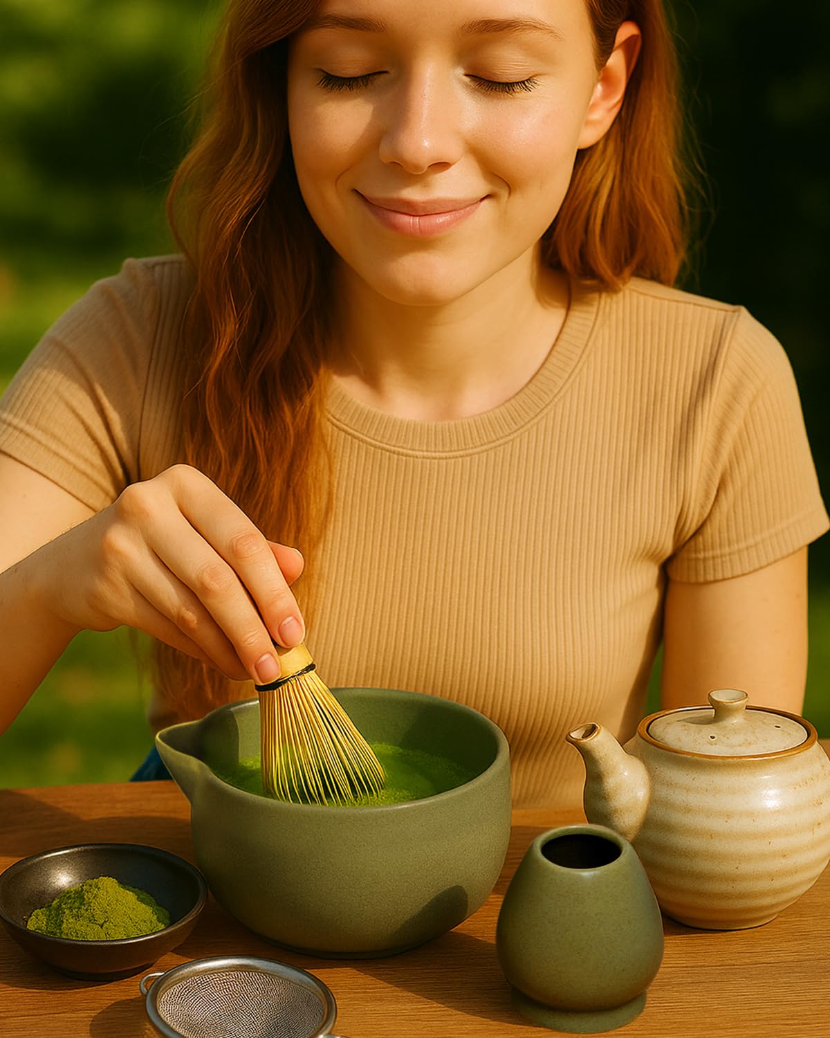 Jardin Tesoro nature-inspired glaze adds elegant ambiance to tea ritual