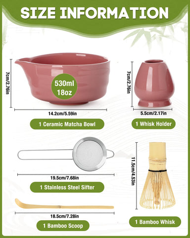 Jardin Tesoro bamboo matcha whisk with 76 tines for froth.