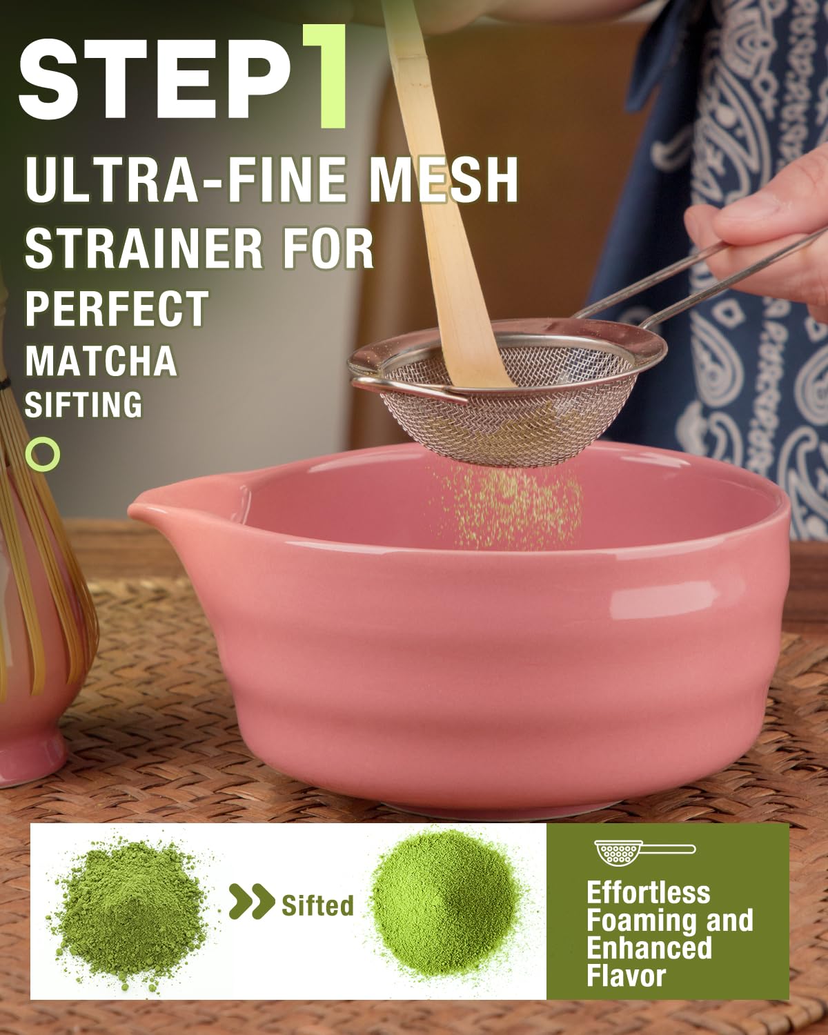 Jardin Tesoro whisk holder keeps tools organized and dry.