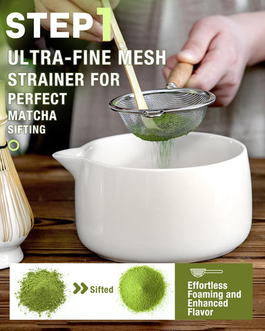Jardin Tesoro stainless steel sifter for silky texture