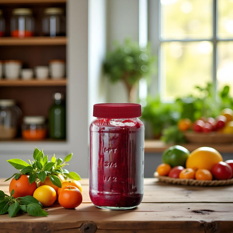 JARMING COLLECTIONS made in USA mason jar with sturdy construction.
