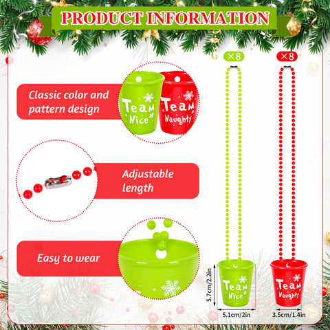 JarThenaAMCS green Nice design necklace enhances holiday celebrations and photos.