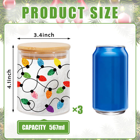 JarThenaAMCS laser light bulb design on clear jar adds festive flair