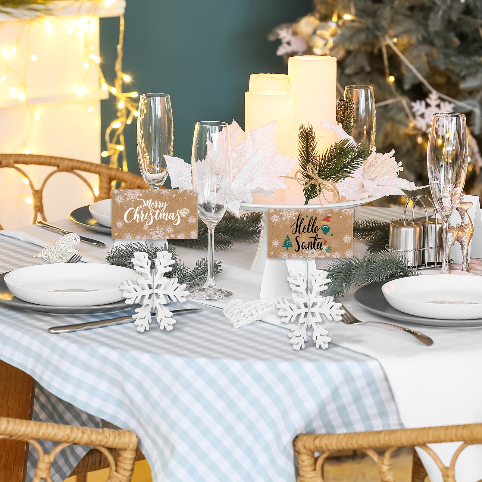 JarThenaAMCS display stands suitable for notes, menus, and numbers at events.