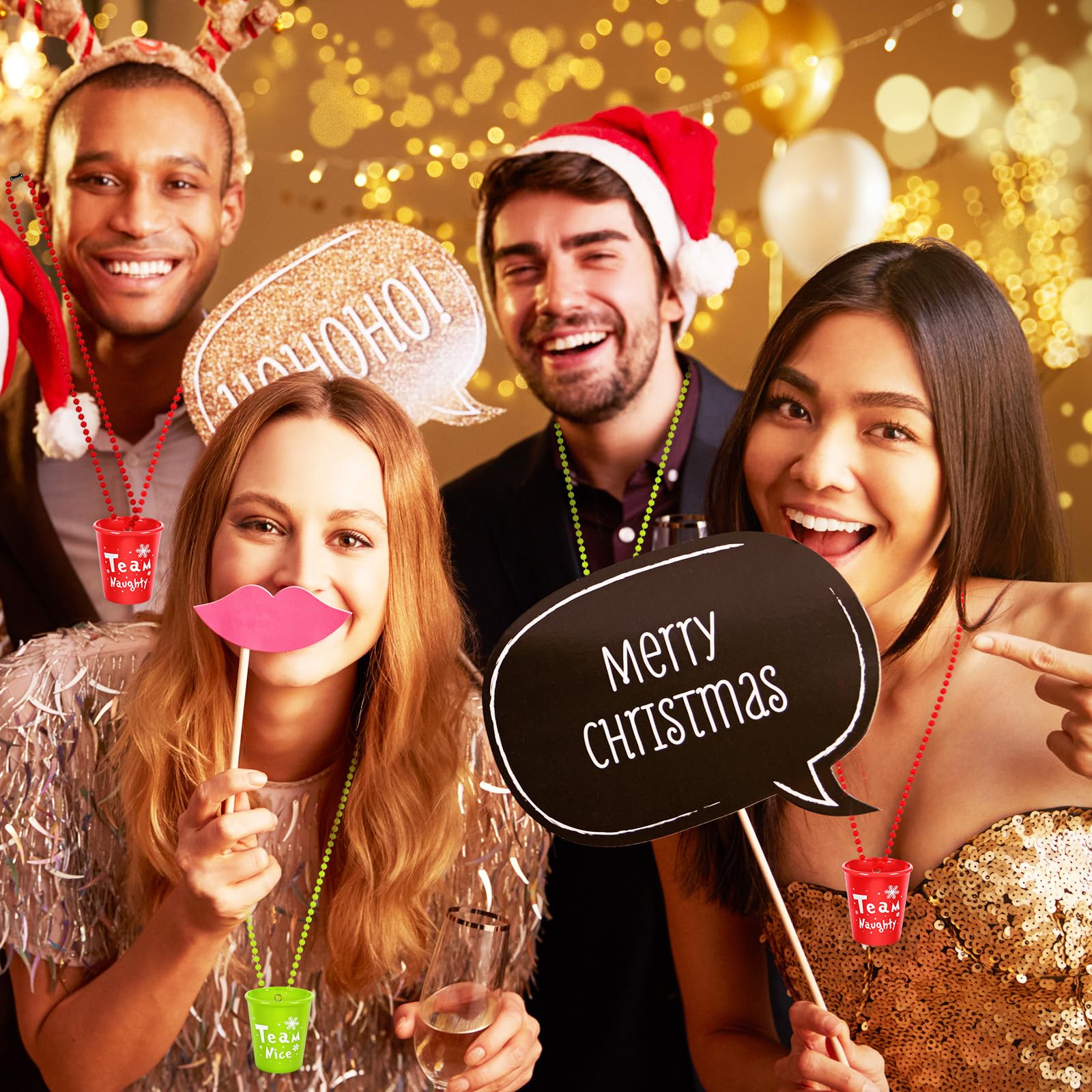 JarThenaAMCS party decor idea for Christmas and winter celebrations.