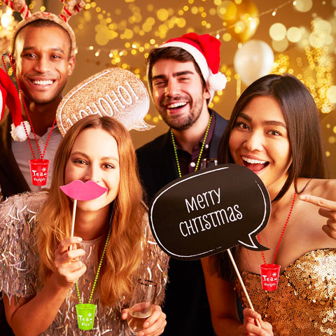 JarThenaAMCS party decor idea for Christmas and winter celebrations.