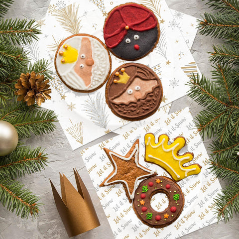 JarThenaAMCS wax paper polka dot stripe pattern for versatile food wrapping and festive presentation
