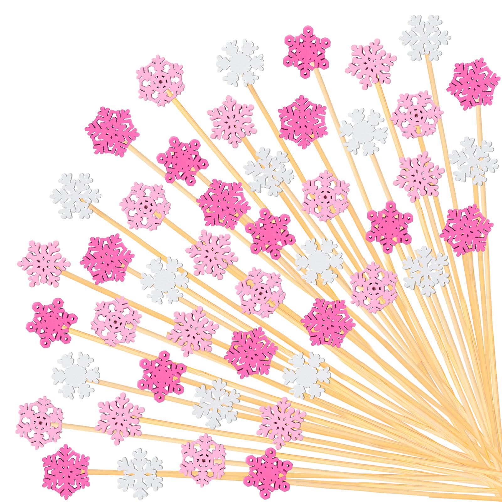 JarThenaAMCS winter snowflake picks for elegant holiday appetizers