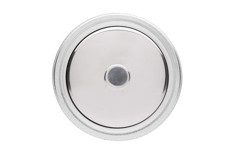 Jarware honey dipper lid shows stainless steel durability and easy cleaning.