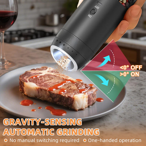 Jasee grinder with external coarseness control for precise grind size.