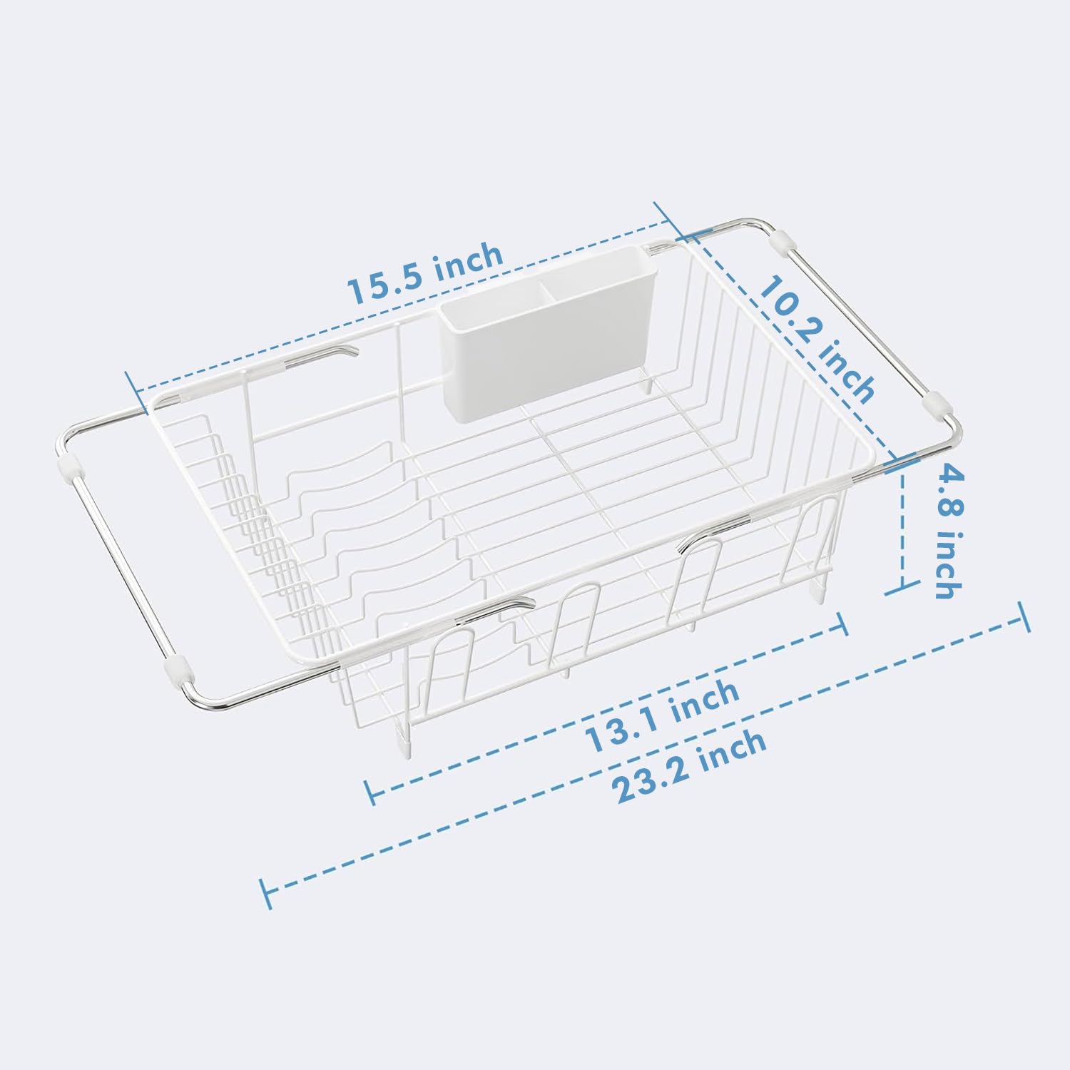 JASIWAY small kitchen dish rack fits compact spaces for daily use