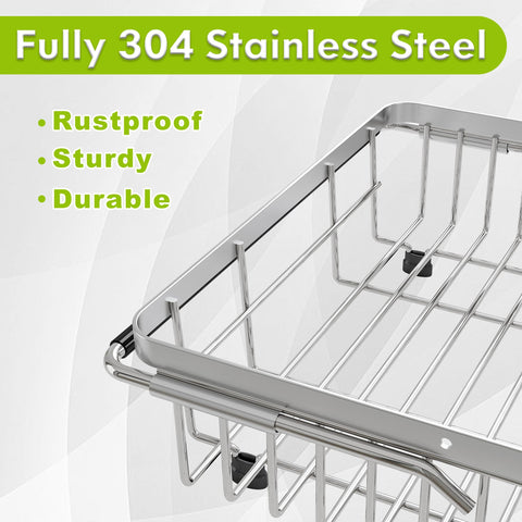 JASIWAY dish rack anti-slip beads on handles prevent sliding