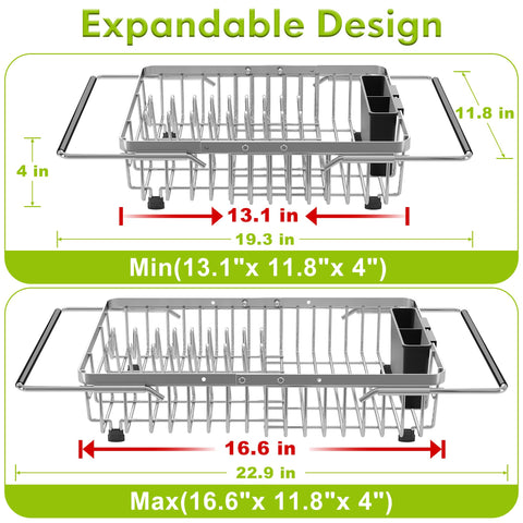 JASIWAY dish rack in stainless steel construction for durability and rust resistance