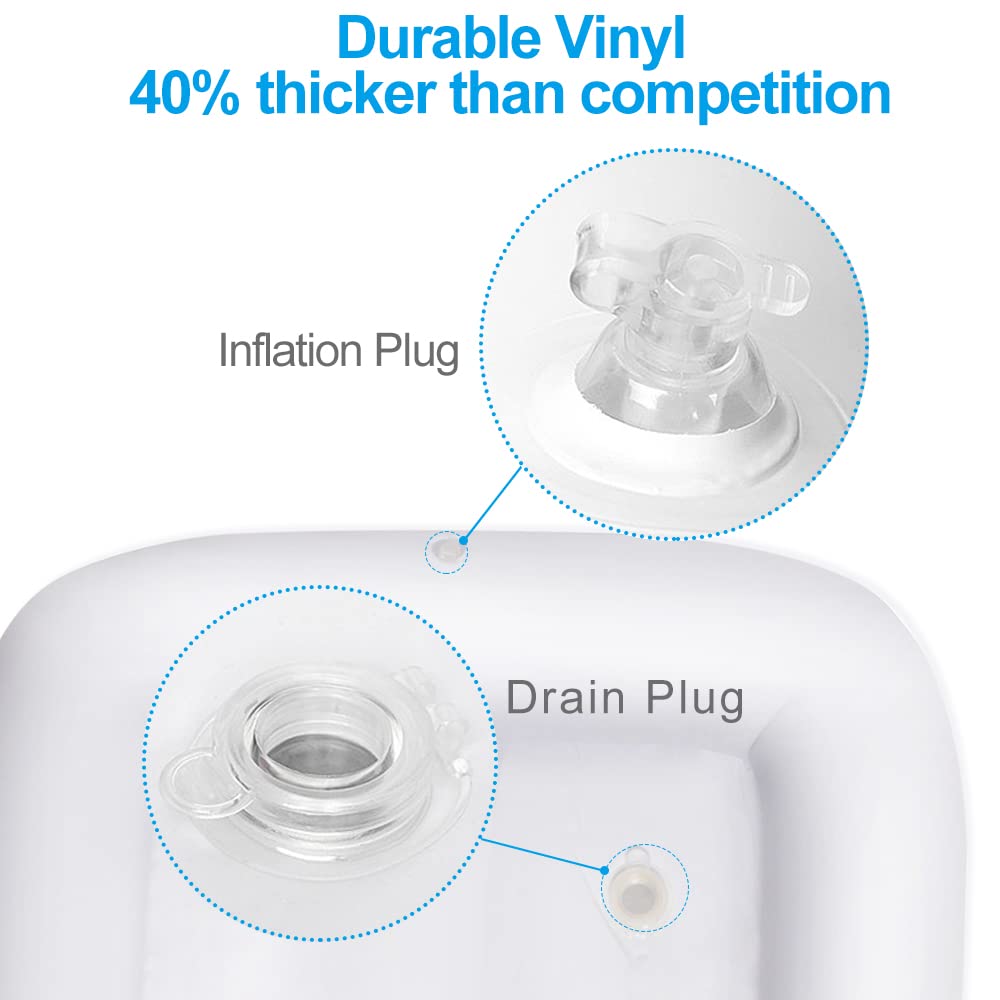 Jasonwell inflatable serving bar with ice cooler function keeps drinks cold
