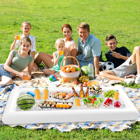 Jasonwell inflatable serving bar for indoor or outdoor use at parties
