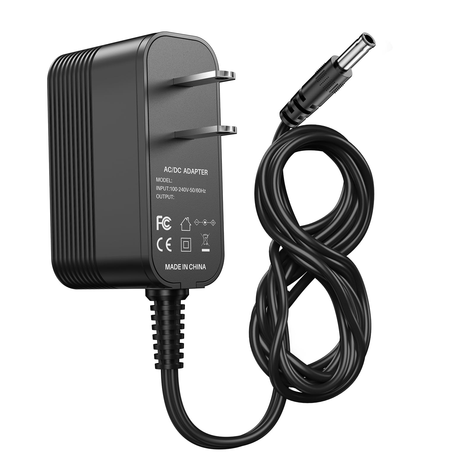 JATERSERN 14V AC adapter close-up with DC connector for KHMB732