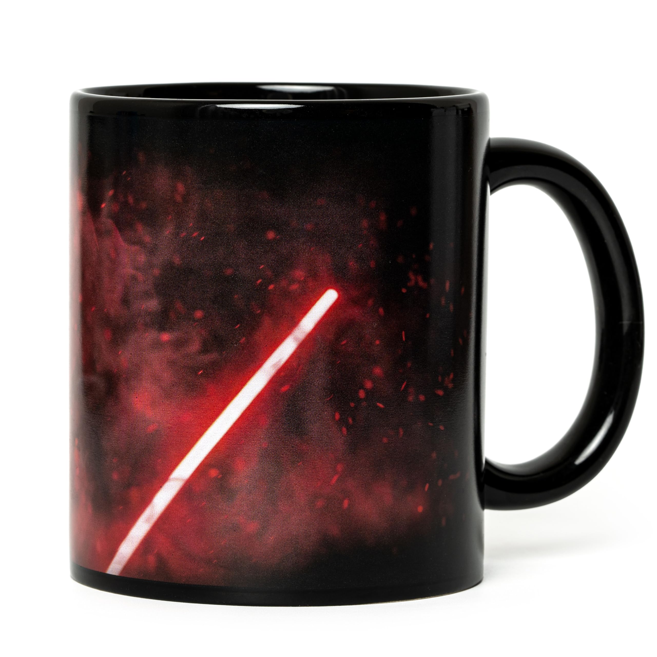 Javaas Star Vader mug featuring artwork on all sides for immersive display.
