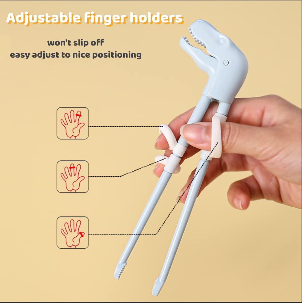 Indented tips on Jawbush chopsticks improve grip on slippery foods during meals.