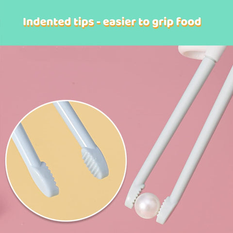 Jawbush silicone finger rings are adjustable for comfortable positioning while eating.