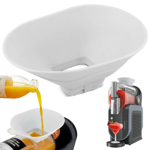 JAYOBGO anti-splash spout on Ninja Slushi reduces drips for a cleaner countertop.