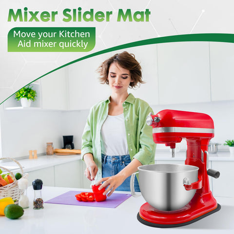 JAYOBGO kitchen counter accessory keeps your mixer within easy reach.