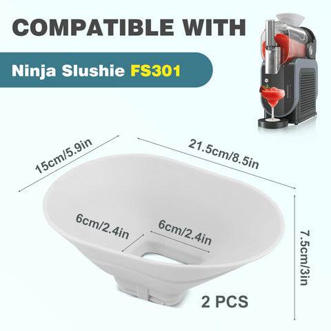 JAYOBGO liquid guide cover for FS301 prevents spills during pouring.