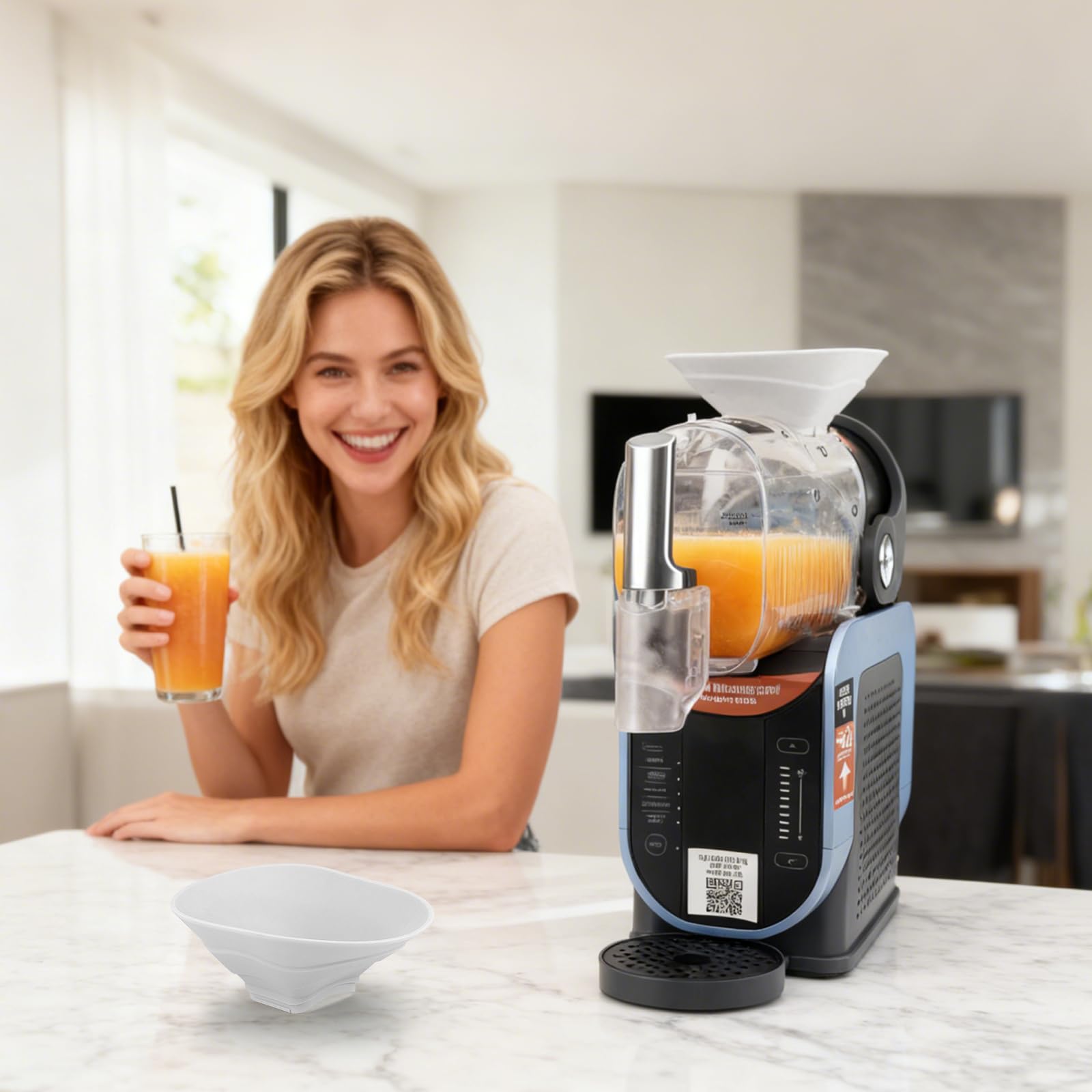 JAYOBGO no-mess flow hood directs liquid into cups, cutting countertop cleanup.