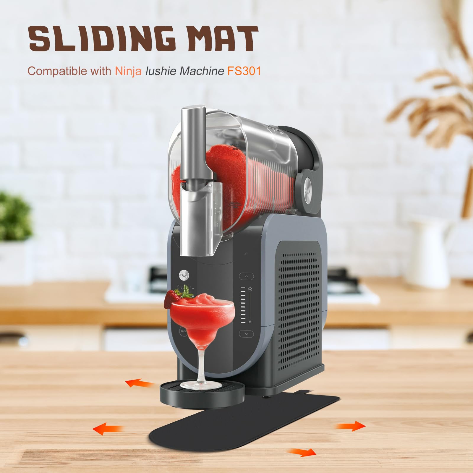 JAYOBGO Slider Mat front view with double-sided surface for versatile sliding.