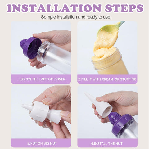JAYVAR cake decorating tool creates buttercream flowers with ease.