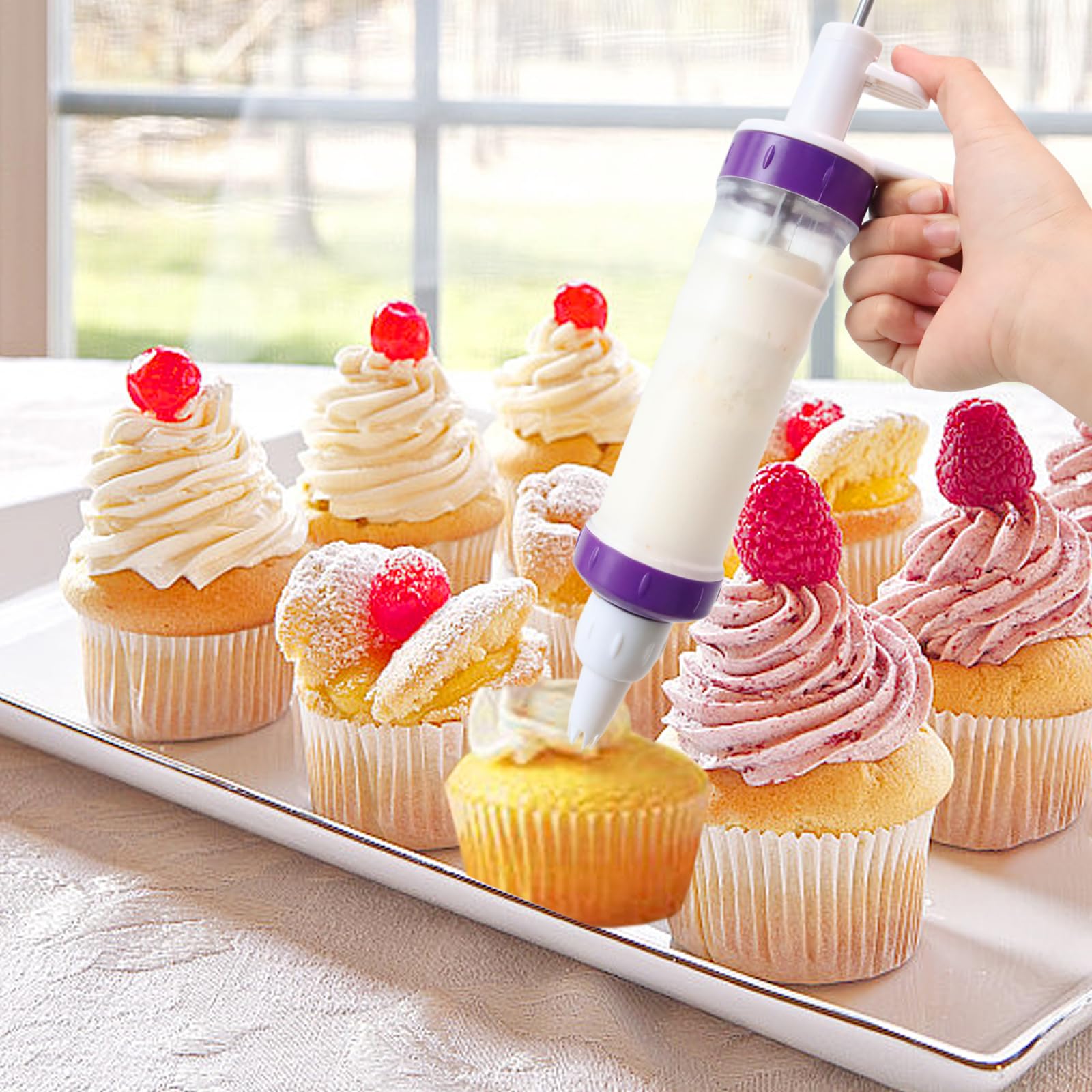 JAYVAR ideal for cookies, pies, brownies, and cupcakes decorating.
