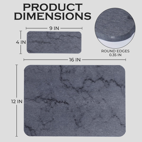 J.B stone drying mat diatomaceous earth delivers fast drying while staying stylish