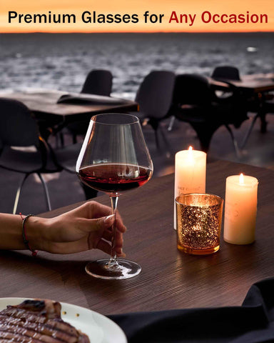 JBHO dining-table scene demonstrates elegant presentation of wine glasses.