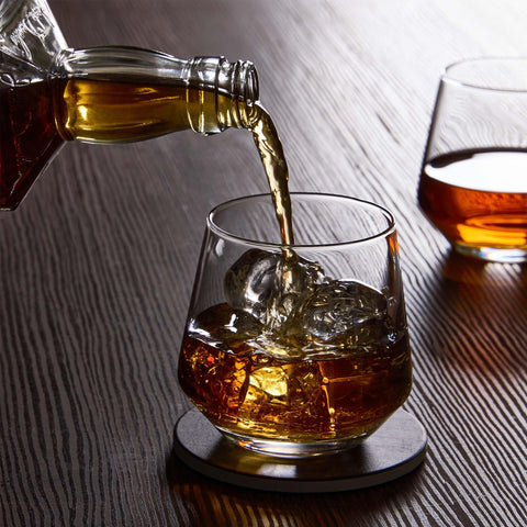 JBHO dishwasher-safe whiskey glasses for easy cleanup after gatherings.