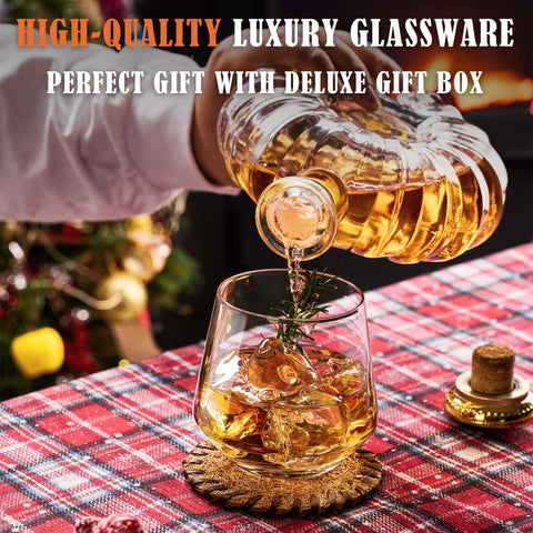 JBHO clear glassware enhances the color and aroma of spirits.