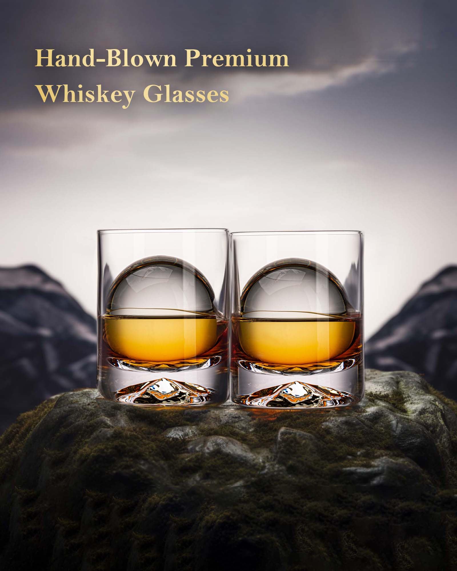 JBHO lead-free crystal glass showcases spirits color and clarity