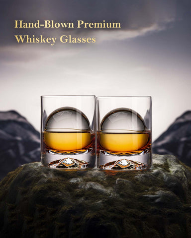 JBHO lead-free crystal glass showcases spirits color and clarity
