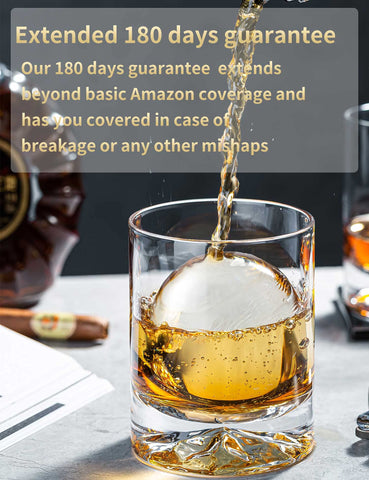 JBHO crystal rocks glass complements upscale bars and home entertaining